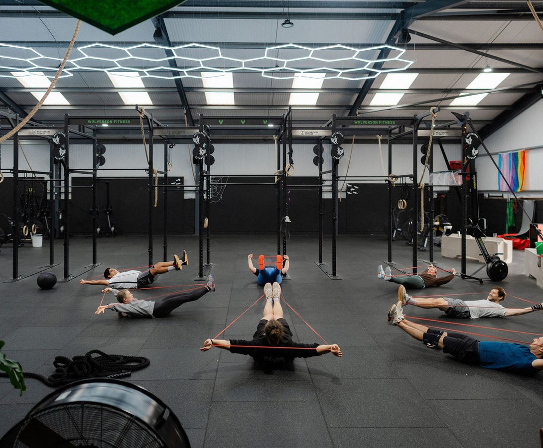 A coached class at CrossFit Reigate